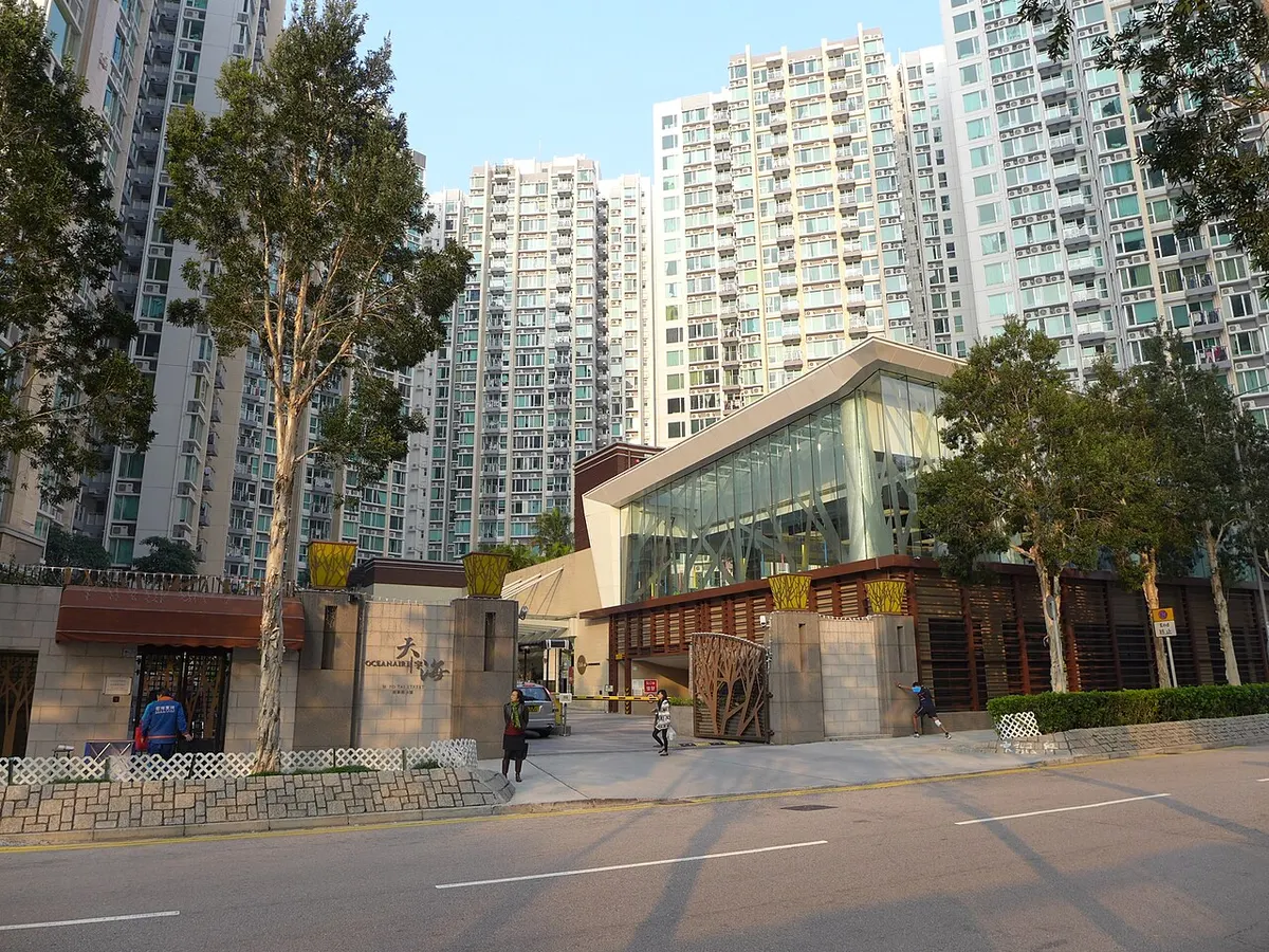 馬鞍山天宇海主入口及住宅外觀