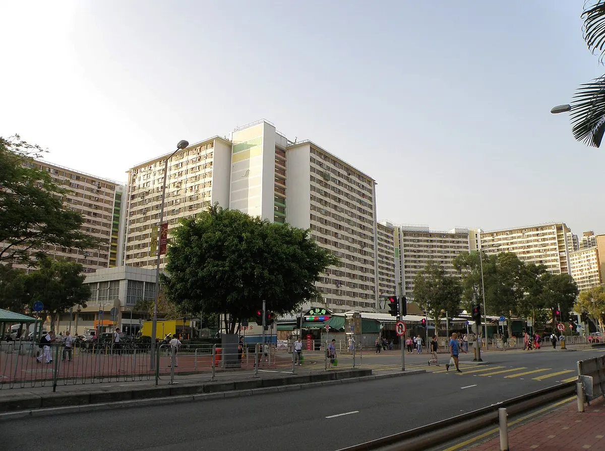 沙角邨住宅外觀,並非公司工程相片